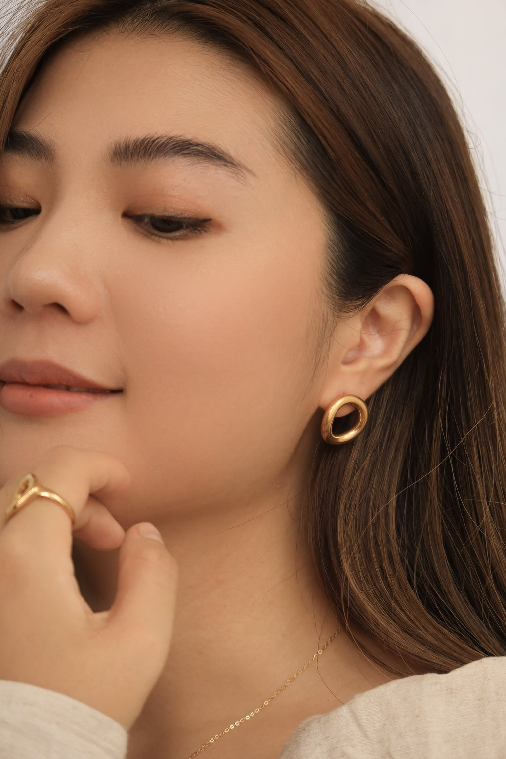 Small Circle Studs