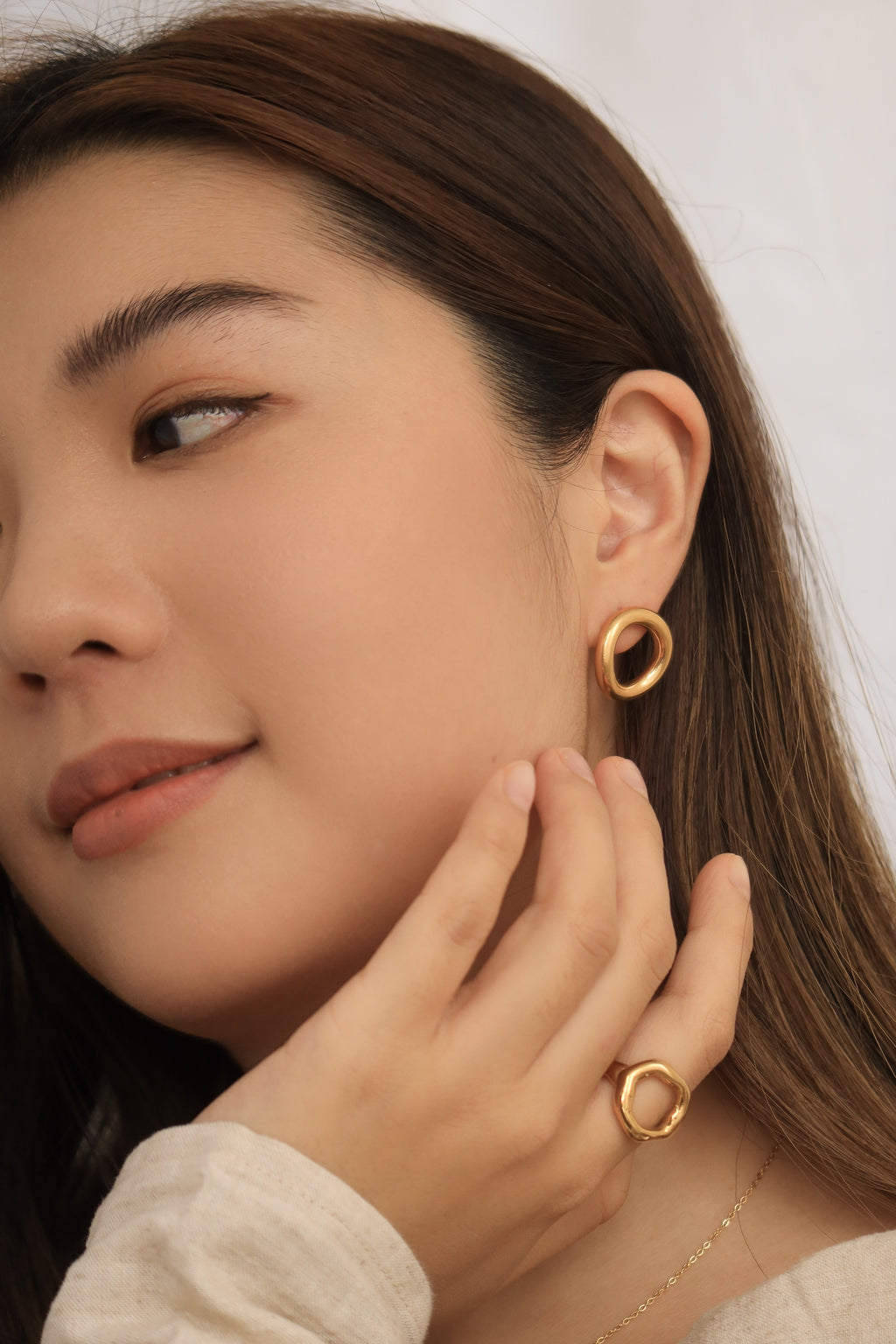 Small Circle Studs