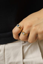 Enamel Heart Ring