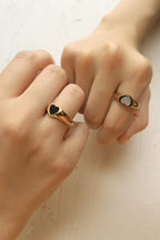 Enamel Heart Ring