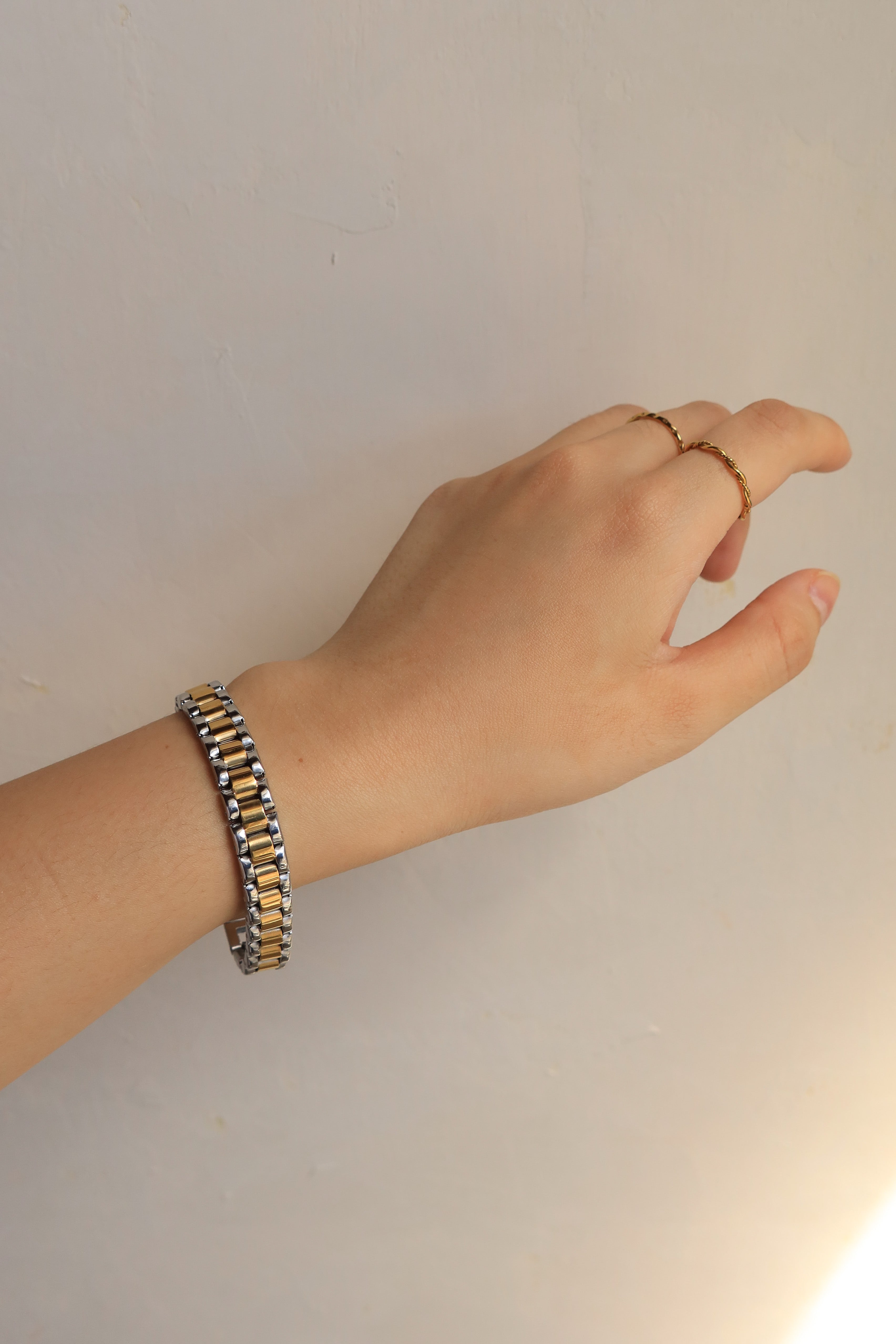 Lillian Two Tone Bracelet