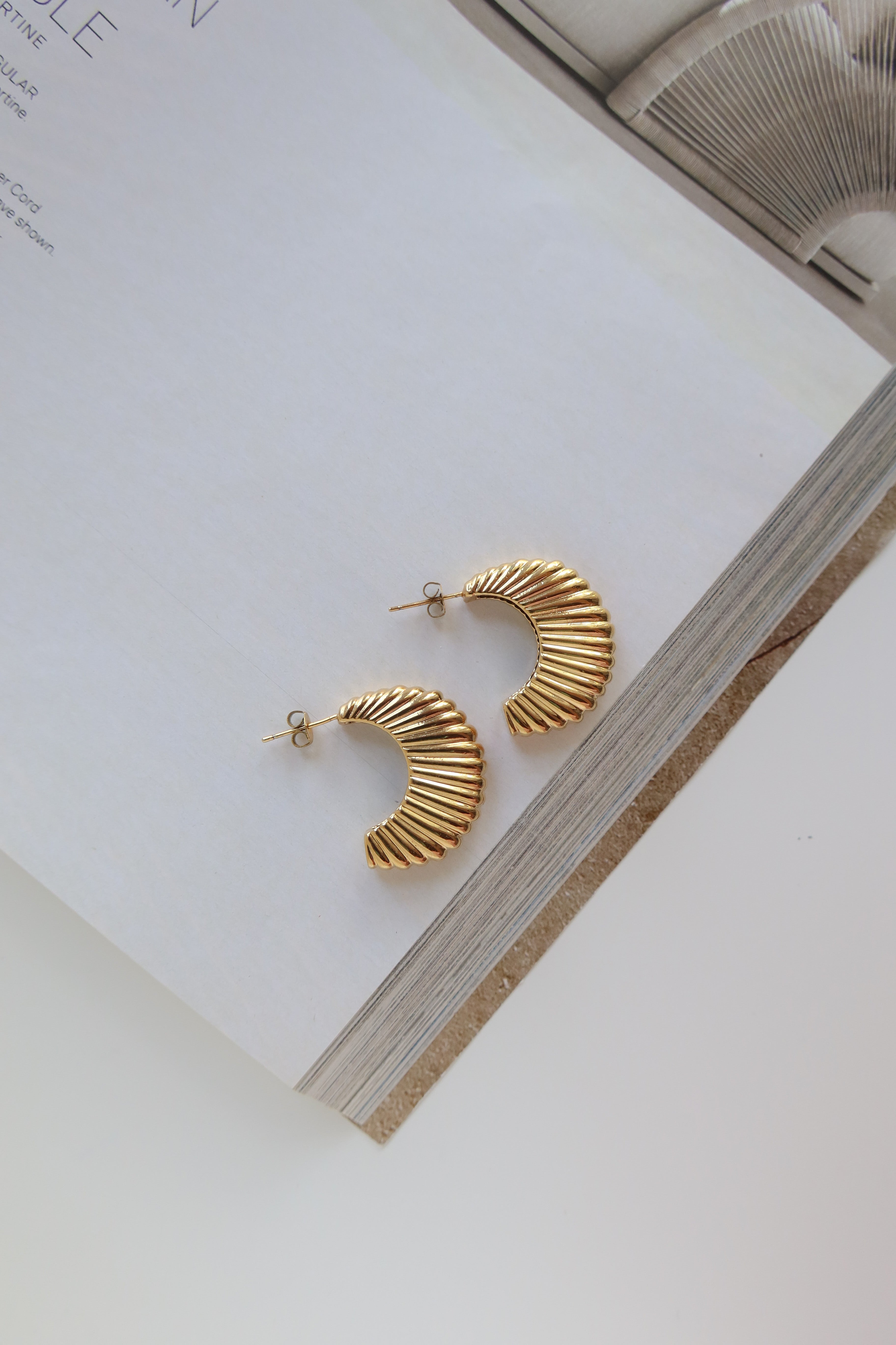 Bold Croissant Hoops