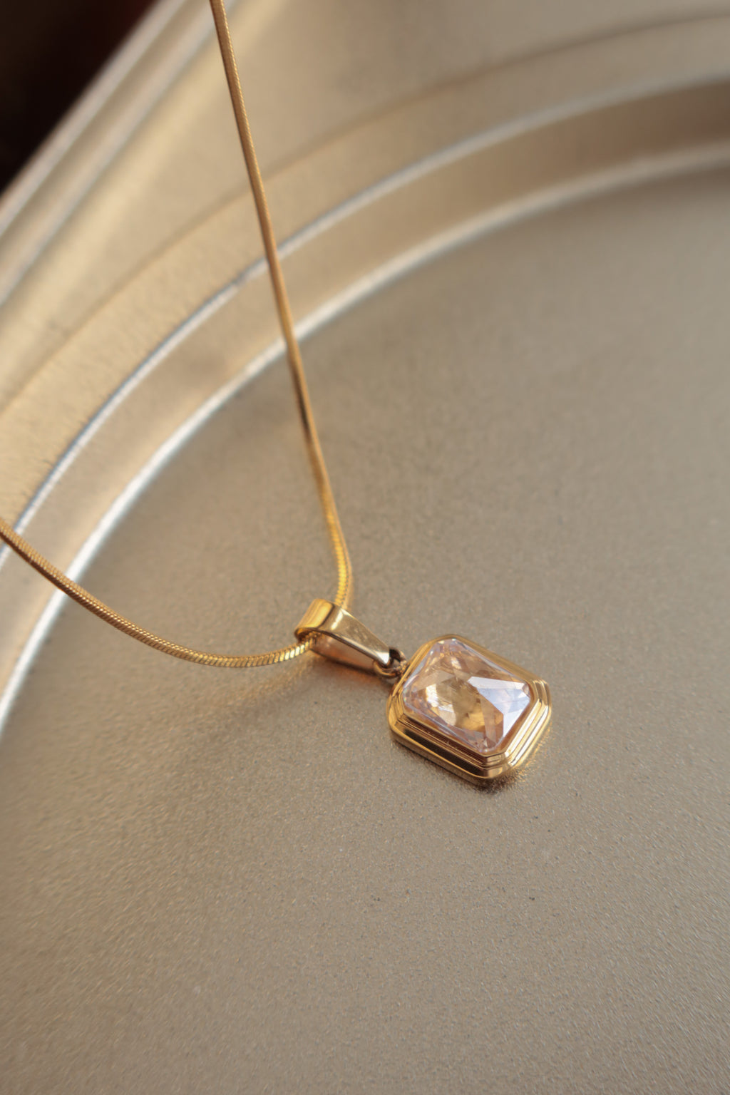 Blush Morganite Pendant