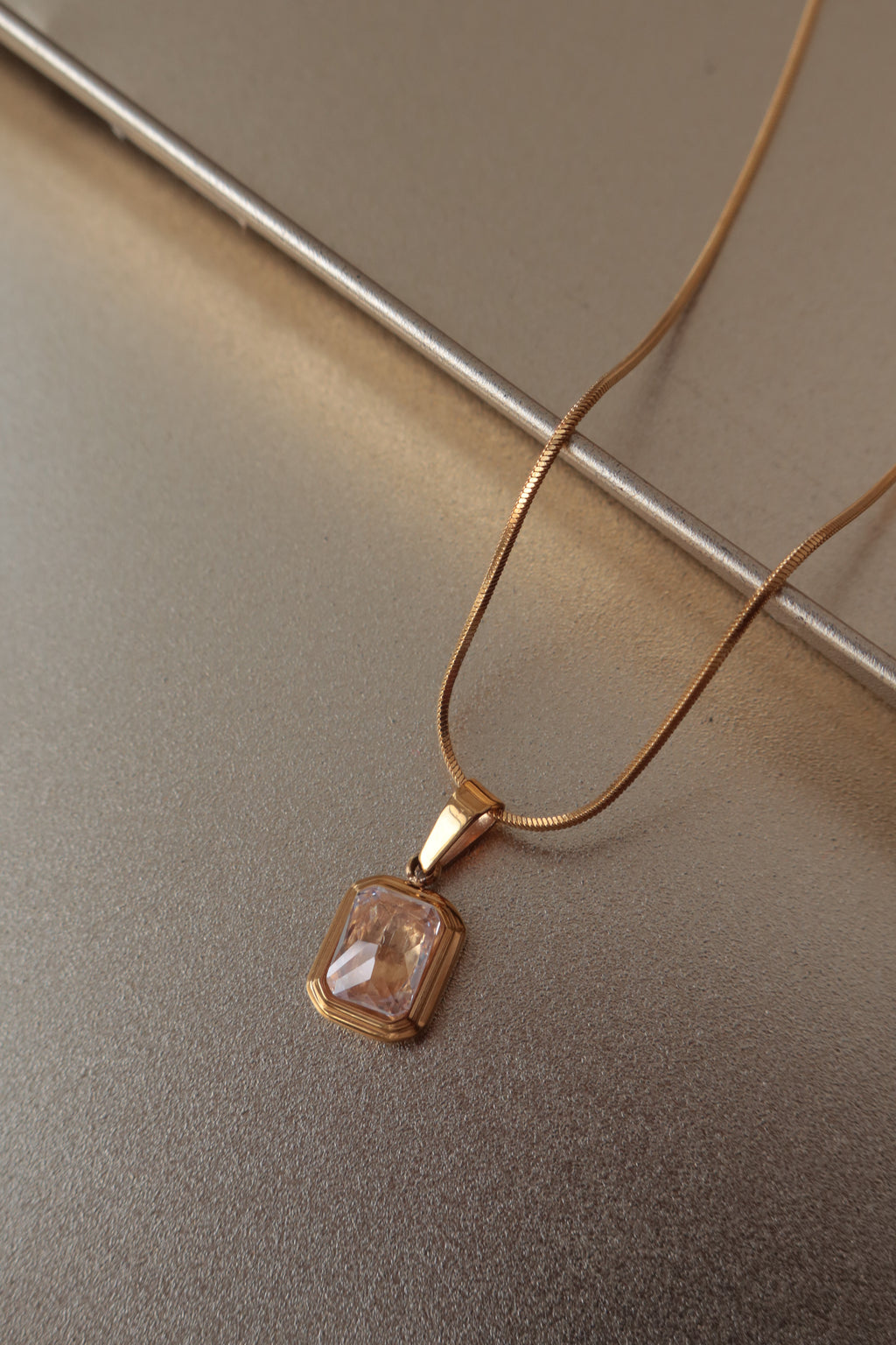 Blush Morganite Pendant