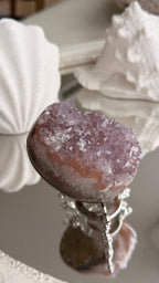 Brazilian Amethyst Druzy Egg #D