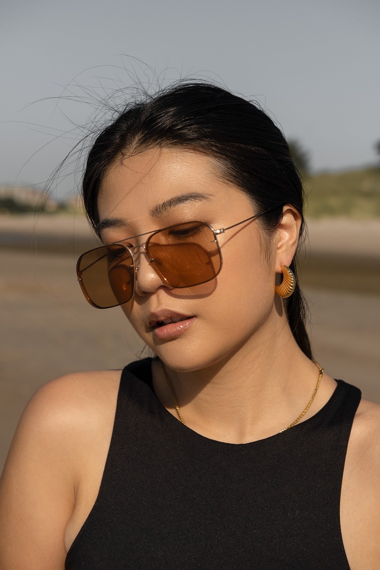 Bold Croissant Hoops