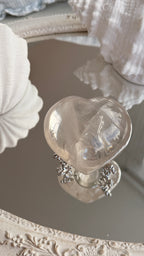 Clear Quartz Heart