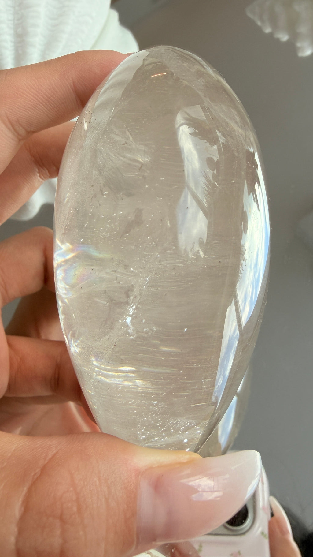 Clear Quartz Heart
