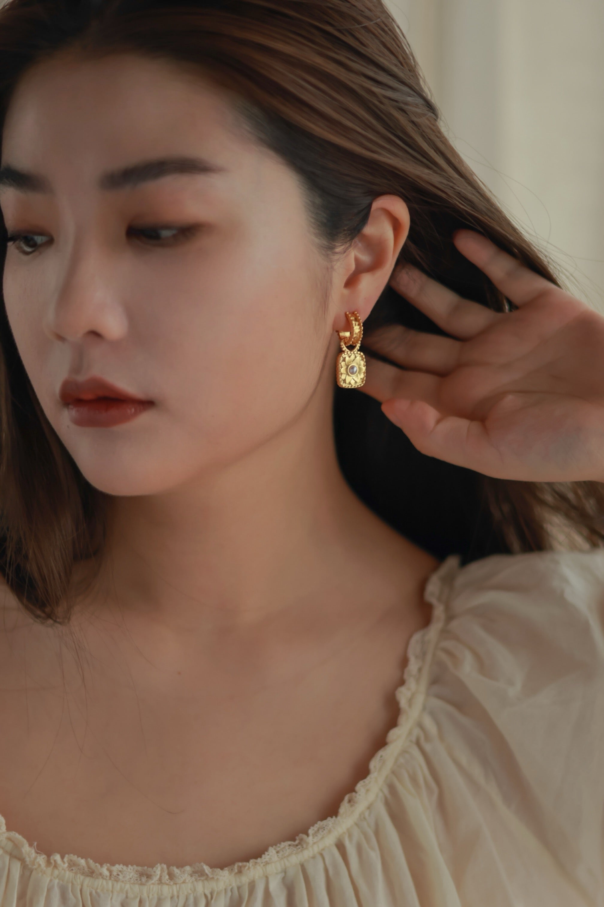 Amalfi Blue Gemstone  Earrings