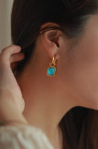 Amalfi Blue Gemstone  Earrings