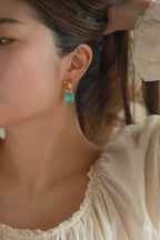 Amalfi Blue Gemstone  Earrings