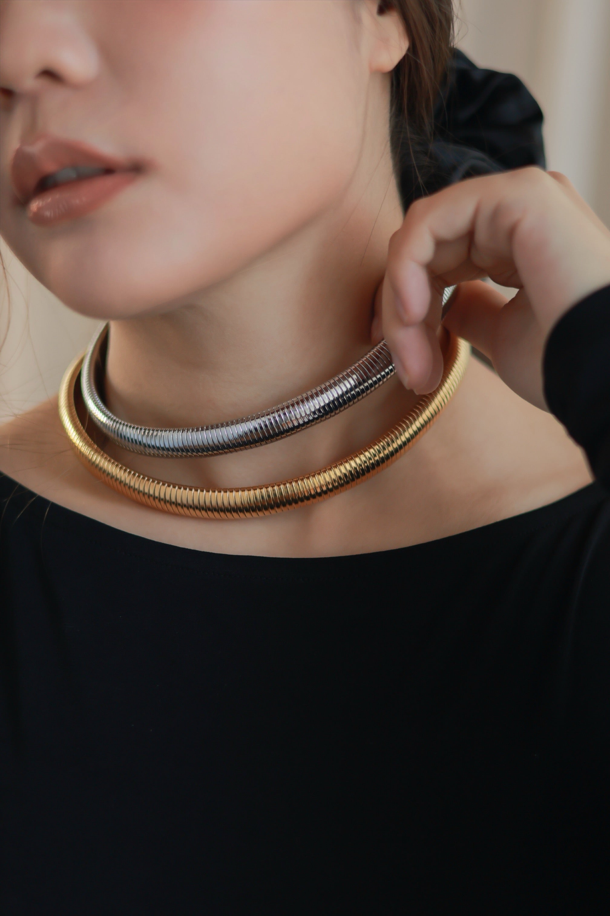 Omega Collar Necklace