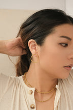 Irregular Circle Studs