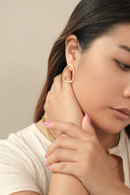 Irregular Circle Studs