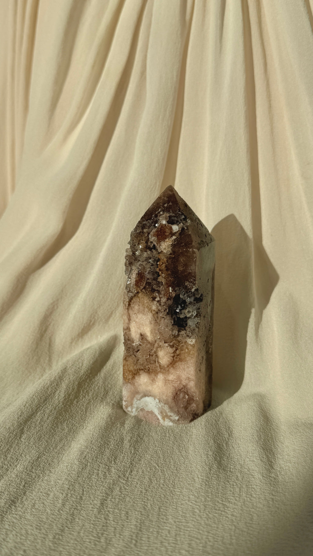 Brazil Druzy Agate Crystal Point  D