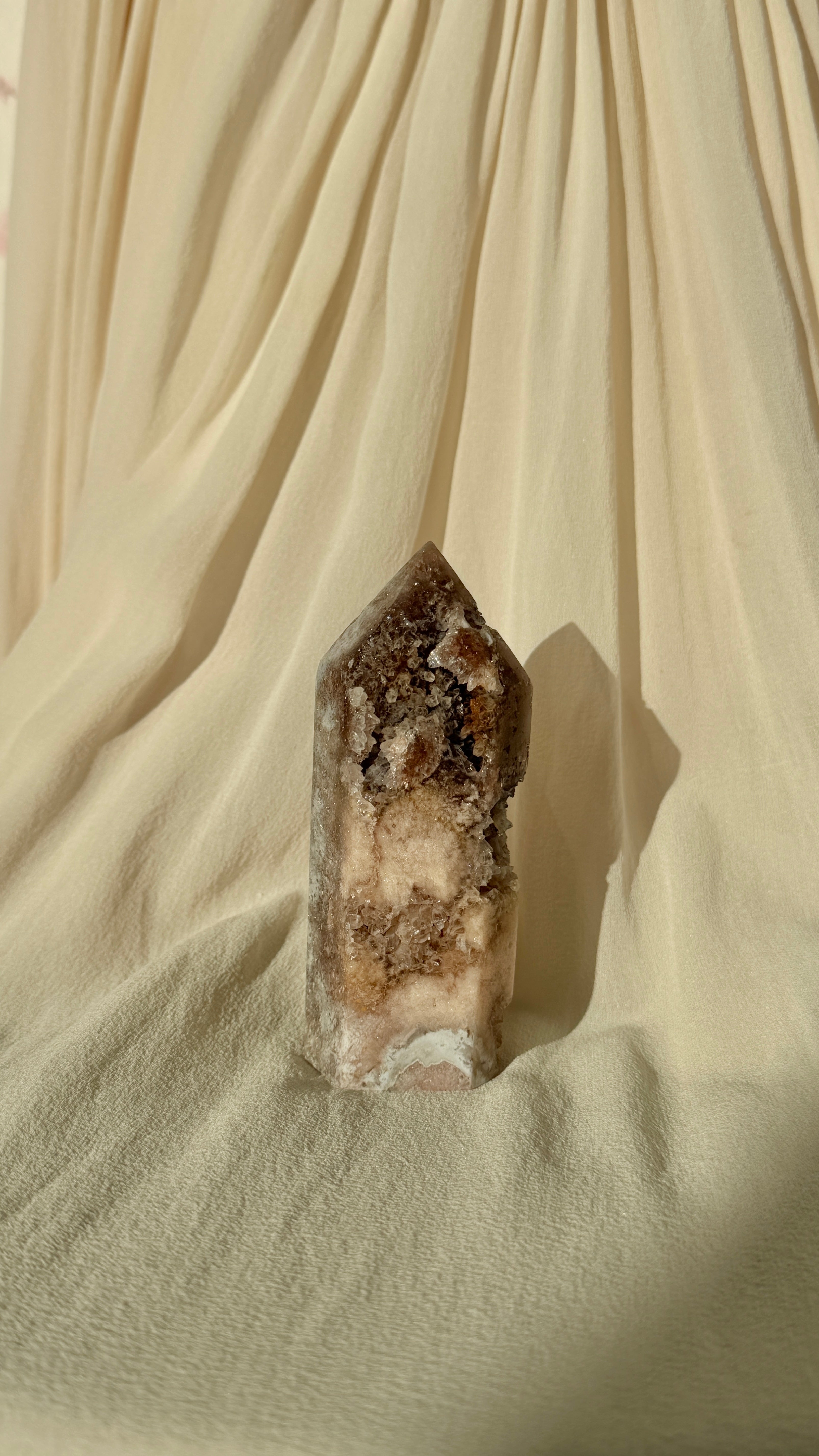 Brazil Druzy Agate Crystal Point  D