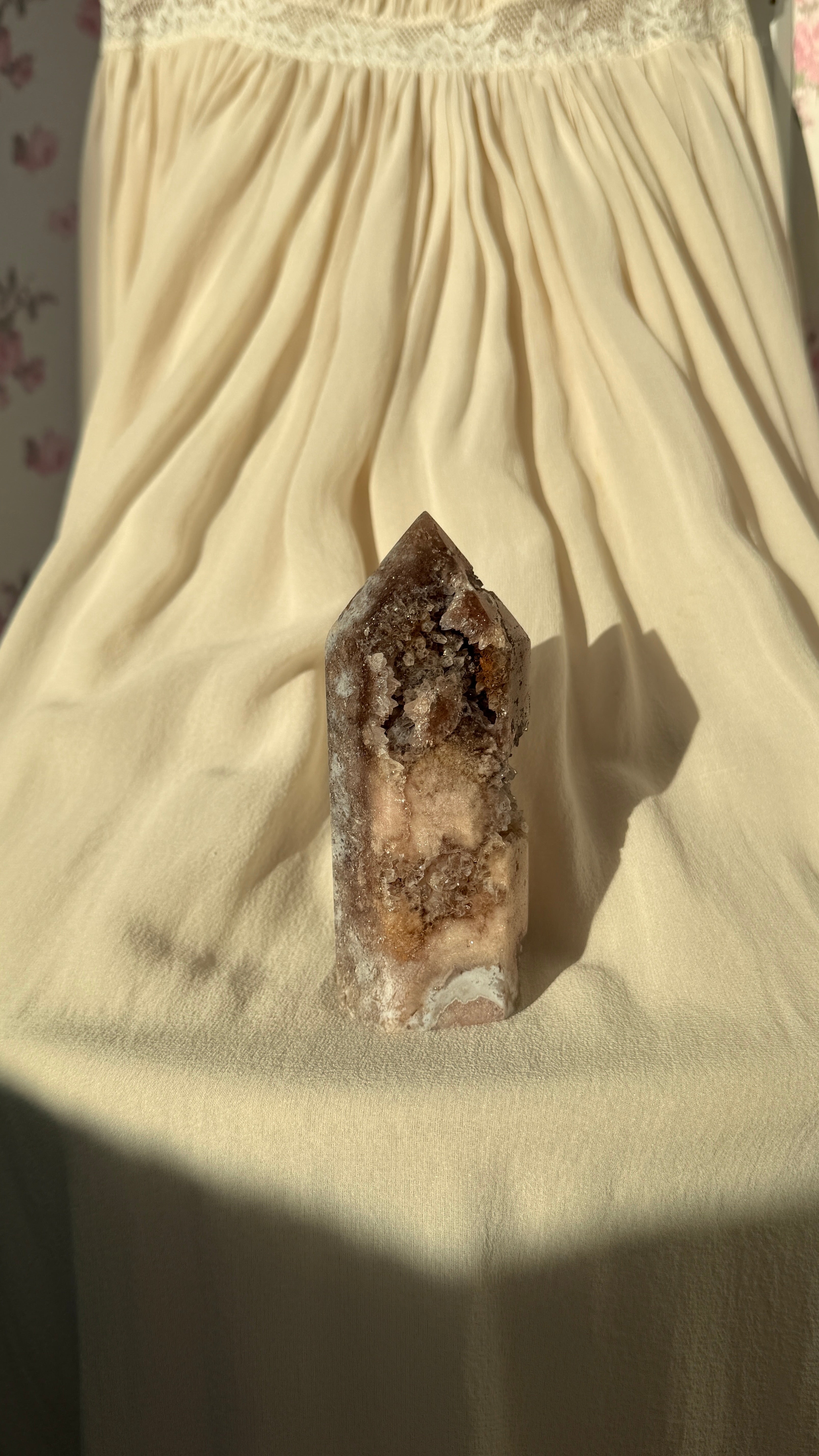 Brazil Druzy Agate Crystal Point  D