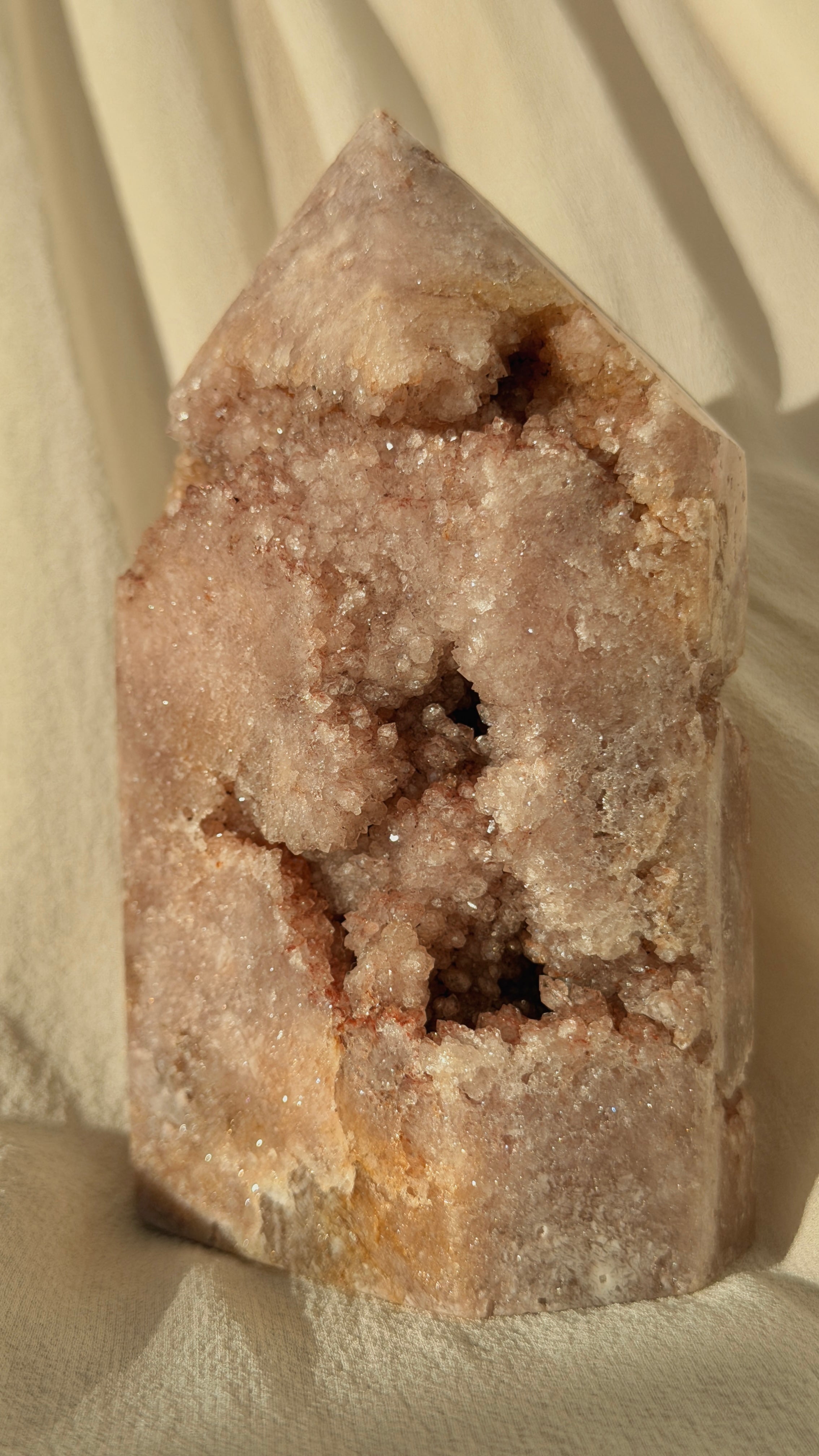 Brazil Druzy Agate Crystal Point C