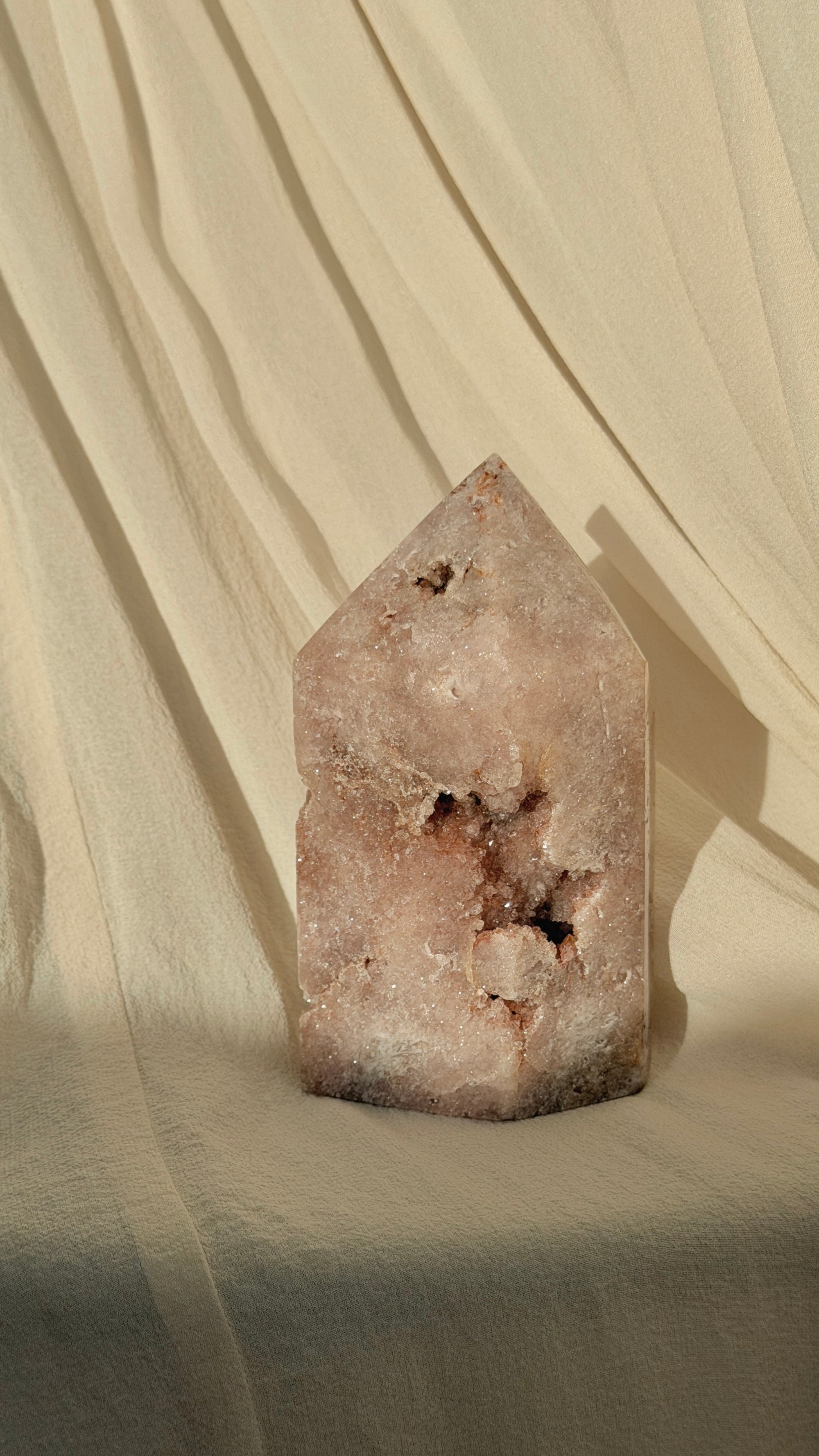 Brazil Druzy Agate Crystal Point C