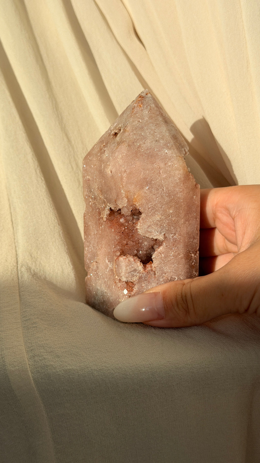 Brazil Druzy Agate Crystal Point C