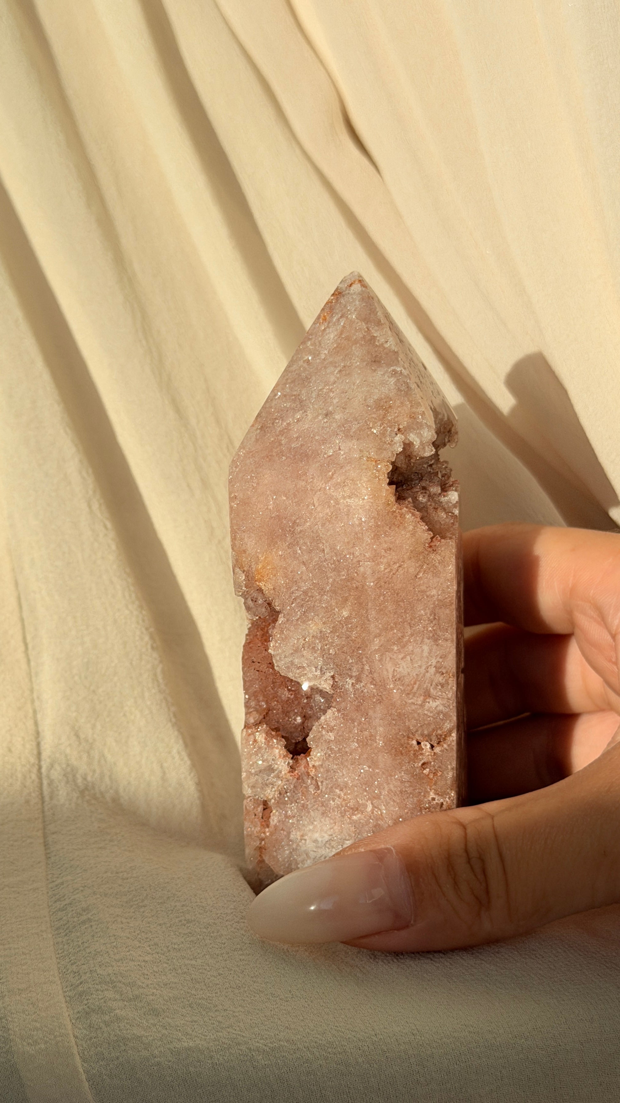 Brazil Druzy Agate Crystal Point C