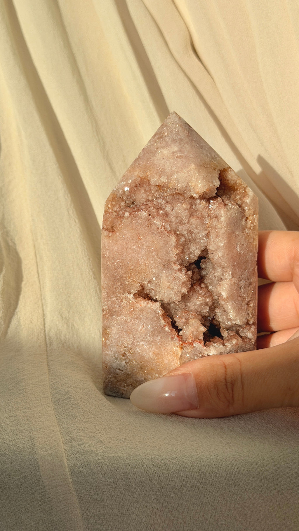 Brazil Druzy Agate Crystal Point C