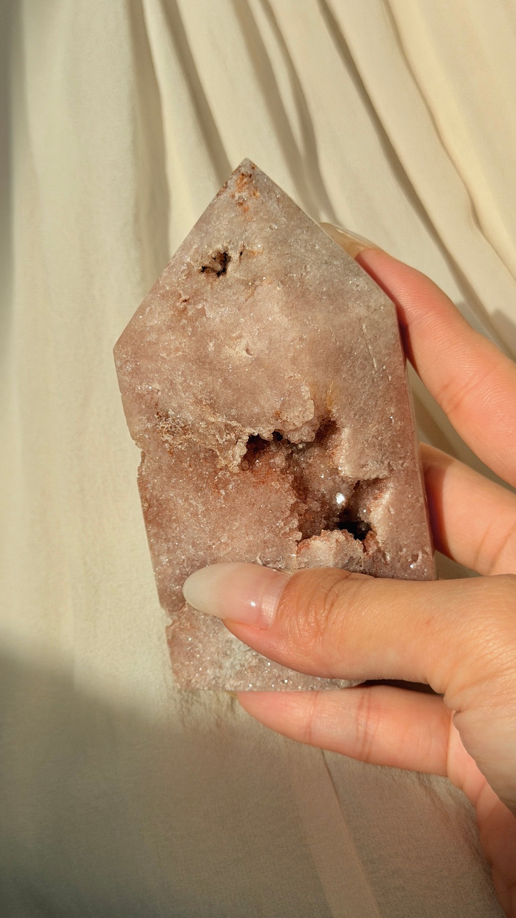 Brazil Druzy Agate Crystal Point C