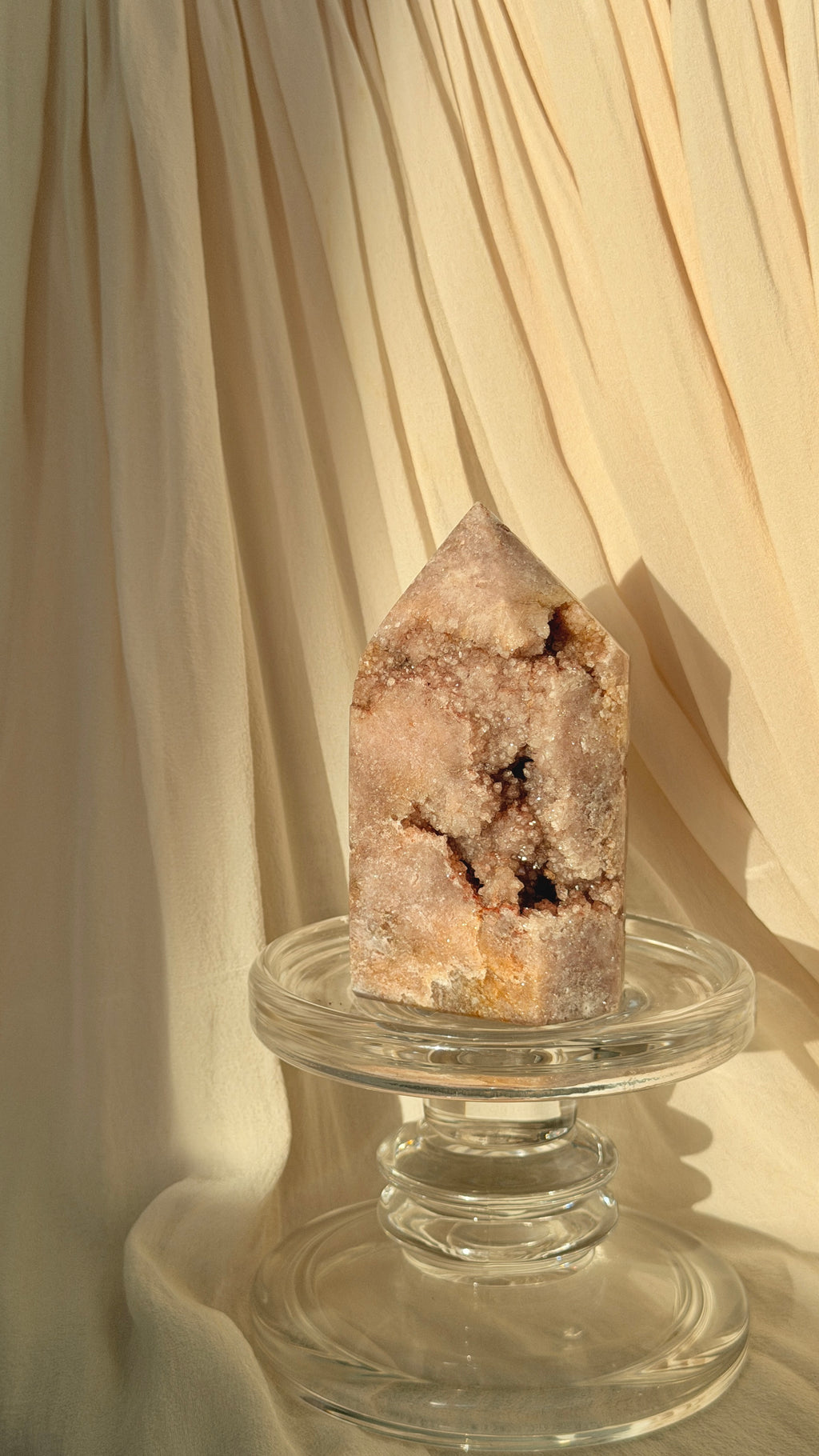 Brazil Druzy Agate Crystal Point C