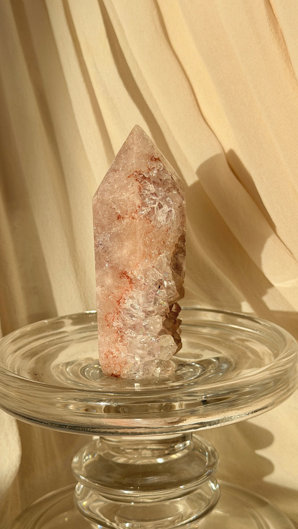 Brazil Druzy Agate Crystal Point  E