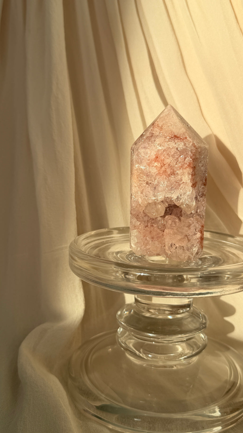 Brazil Druzy Agate Crystal Point  E