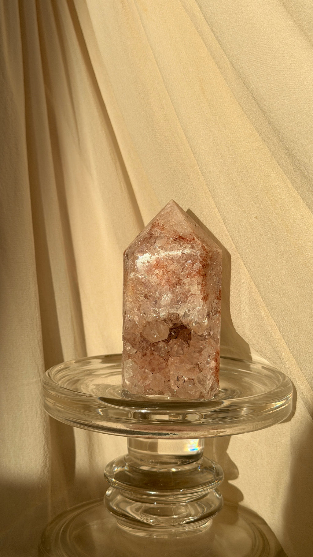 Brazil Druzy Agate Crystal Point  E