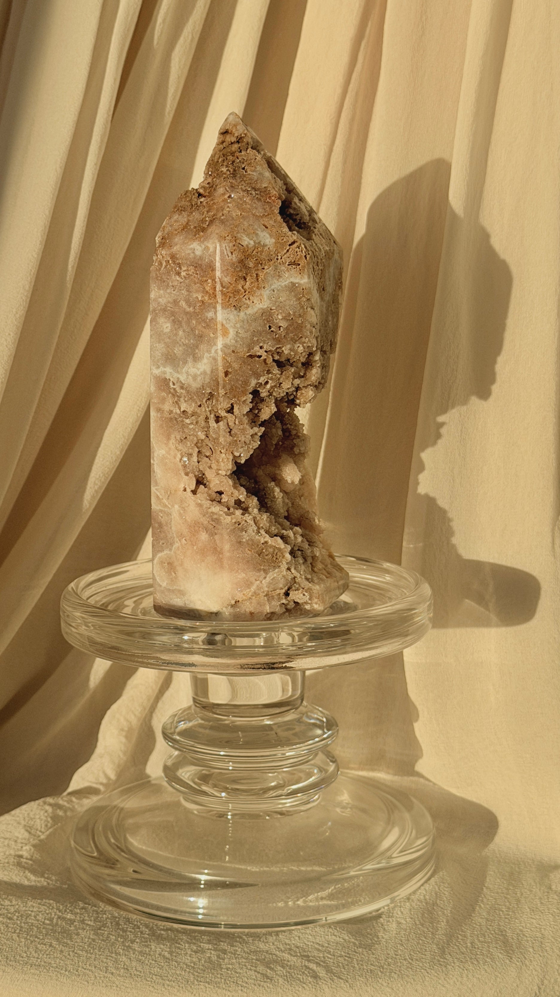 Brazil Druzy Agate Crystal Point A