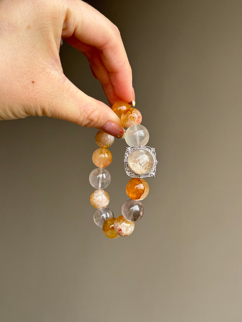 Mixed Hematoid Quartz Bracelet