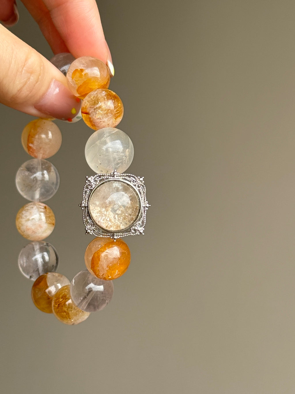Mixed Hematoid Quartz Bracelet