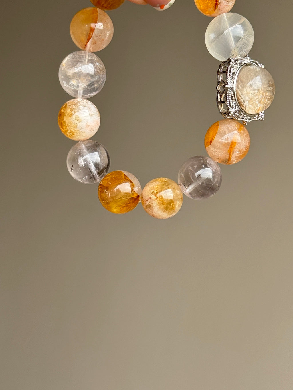 Mixed Hematoid Quartz Bracelet