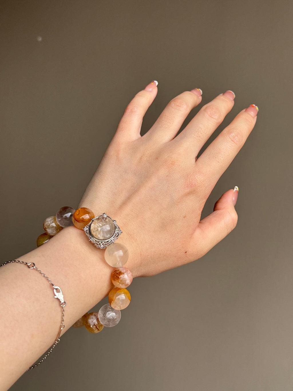 Mixed Hematoid Quartz Bracelet