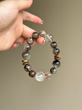 Mixed Phantom Quartz Crystal Bracelet