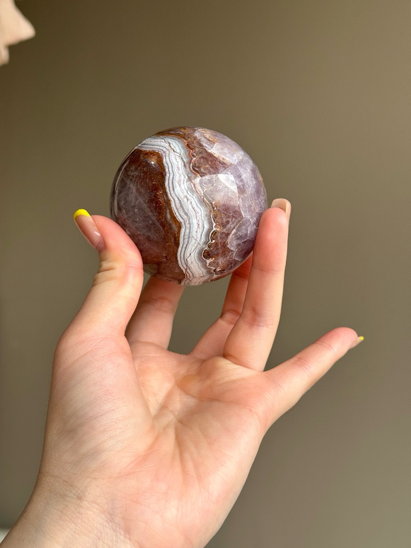 Crazy Lace Agate Crystal Sphere
