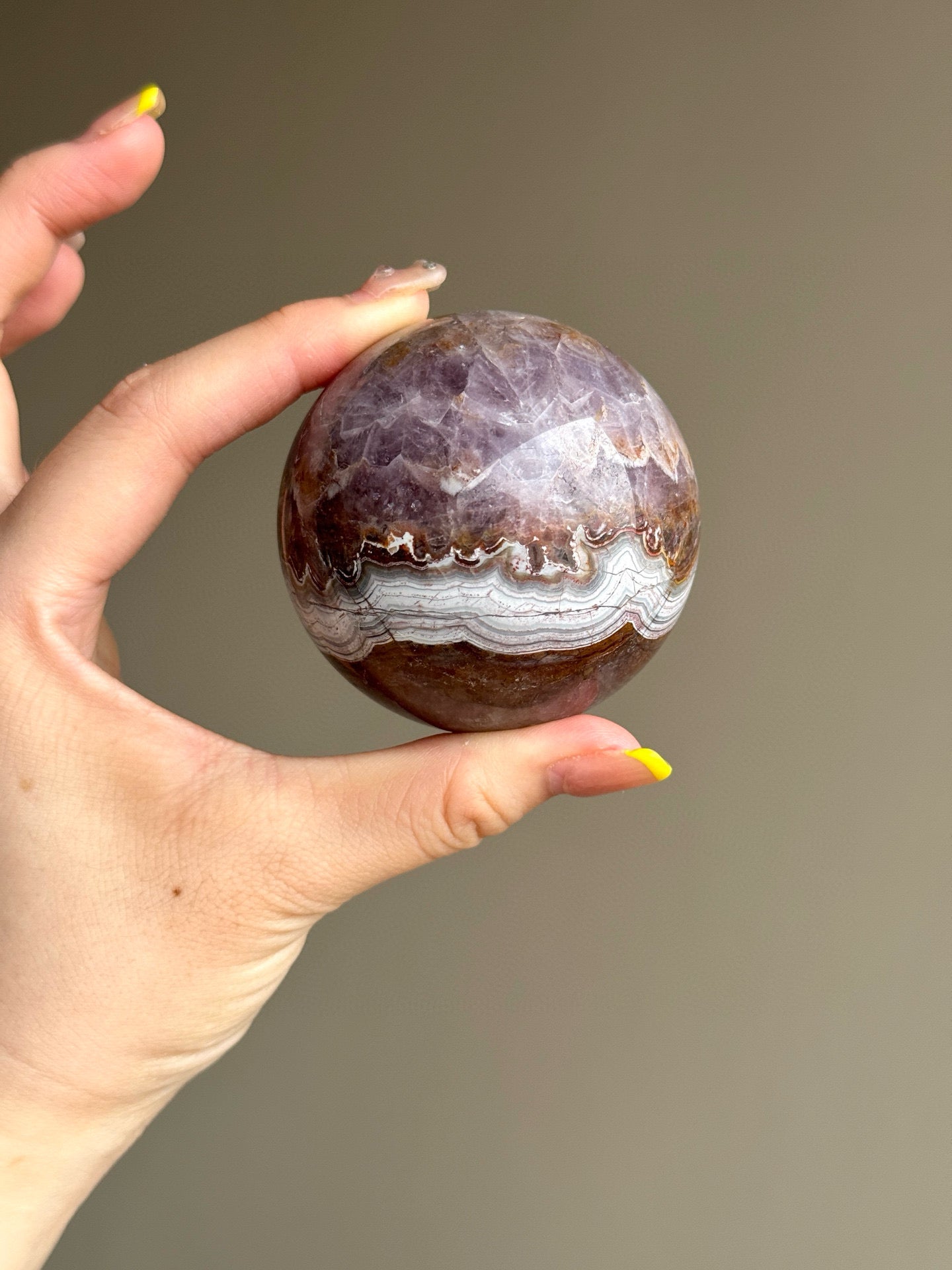 Crazy Lace Agate Crystal Sphere