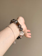 Mixed Phantom Quartz Crystal Bracelet