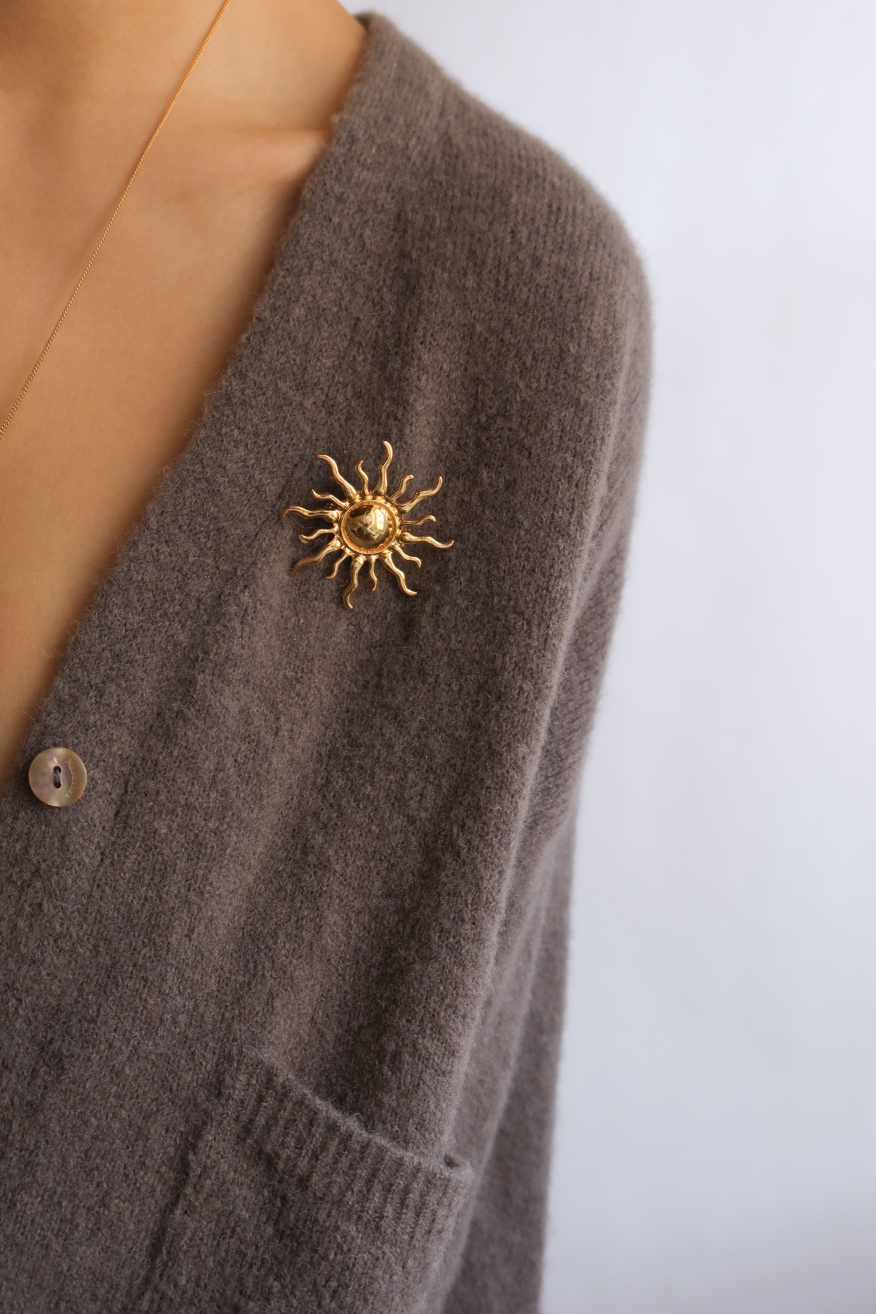 Sun Brooch