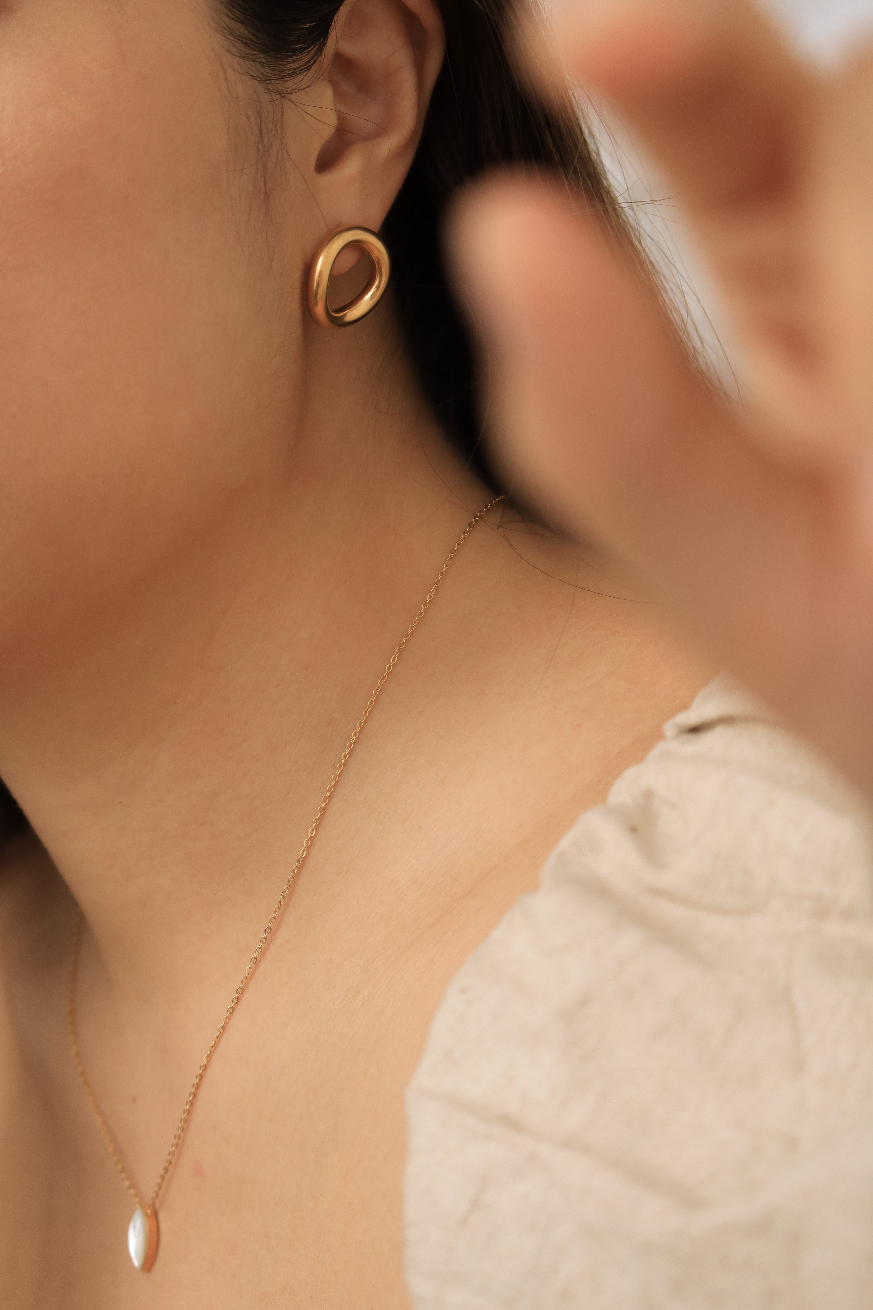 Small Circle Studs