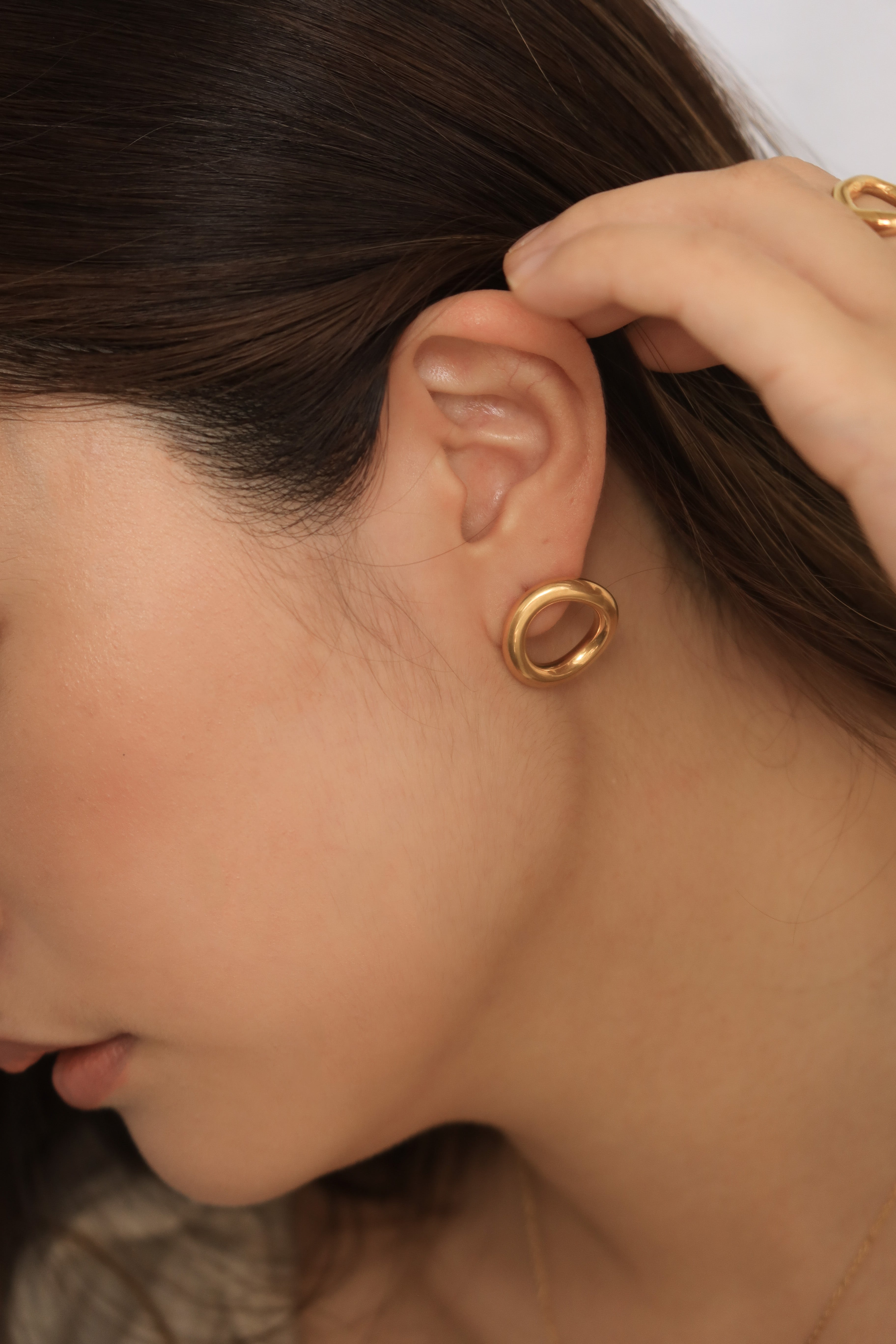 Small Circle Studs
