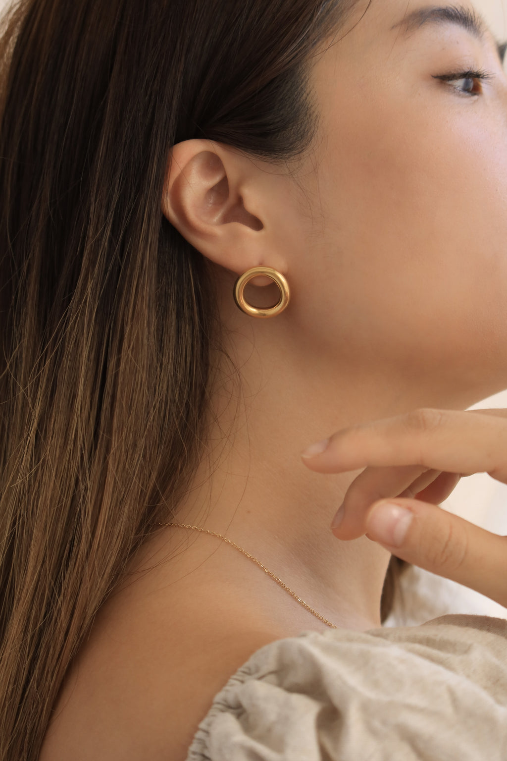 Small Circle Studs