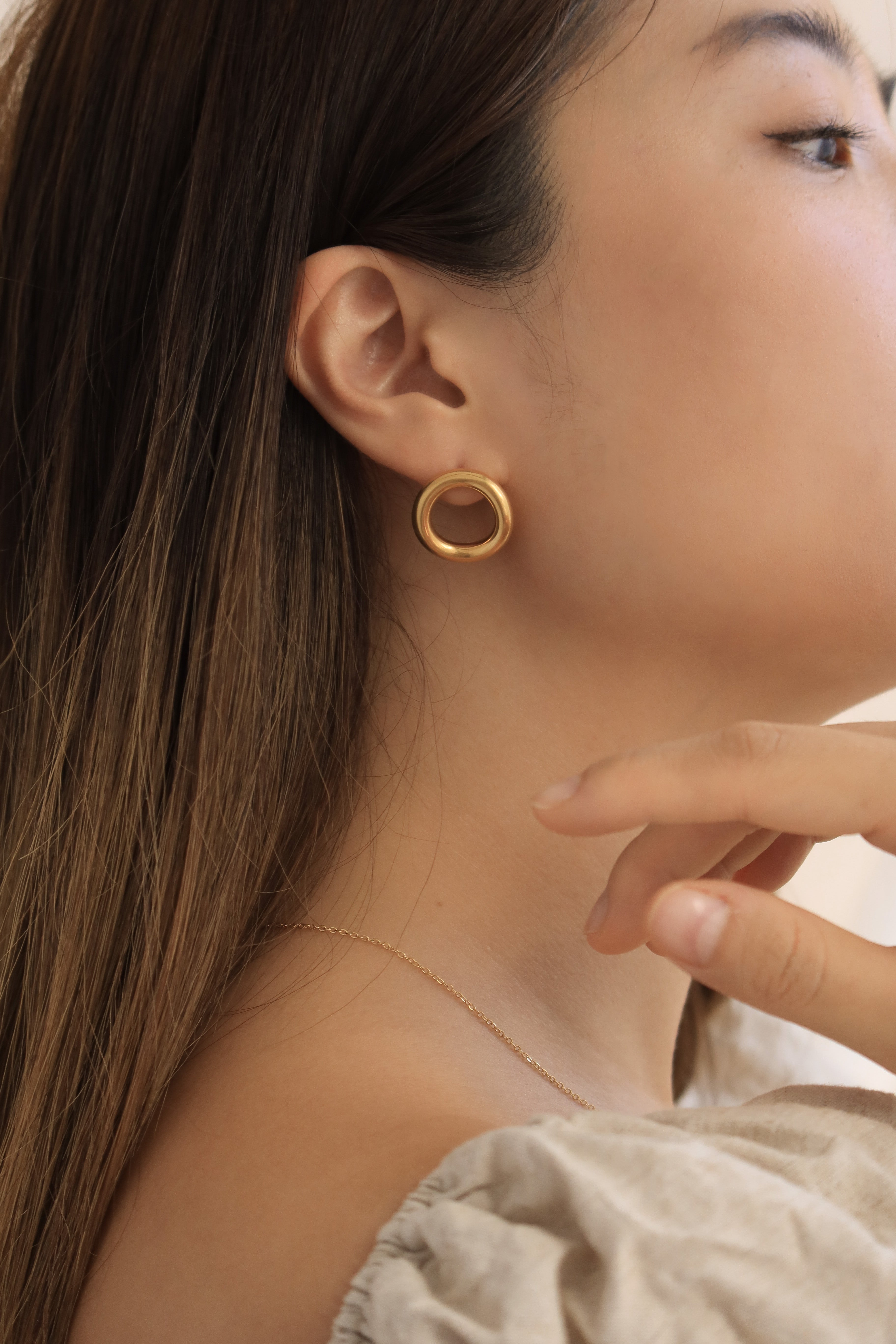 Small Circle Studs