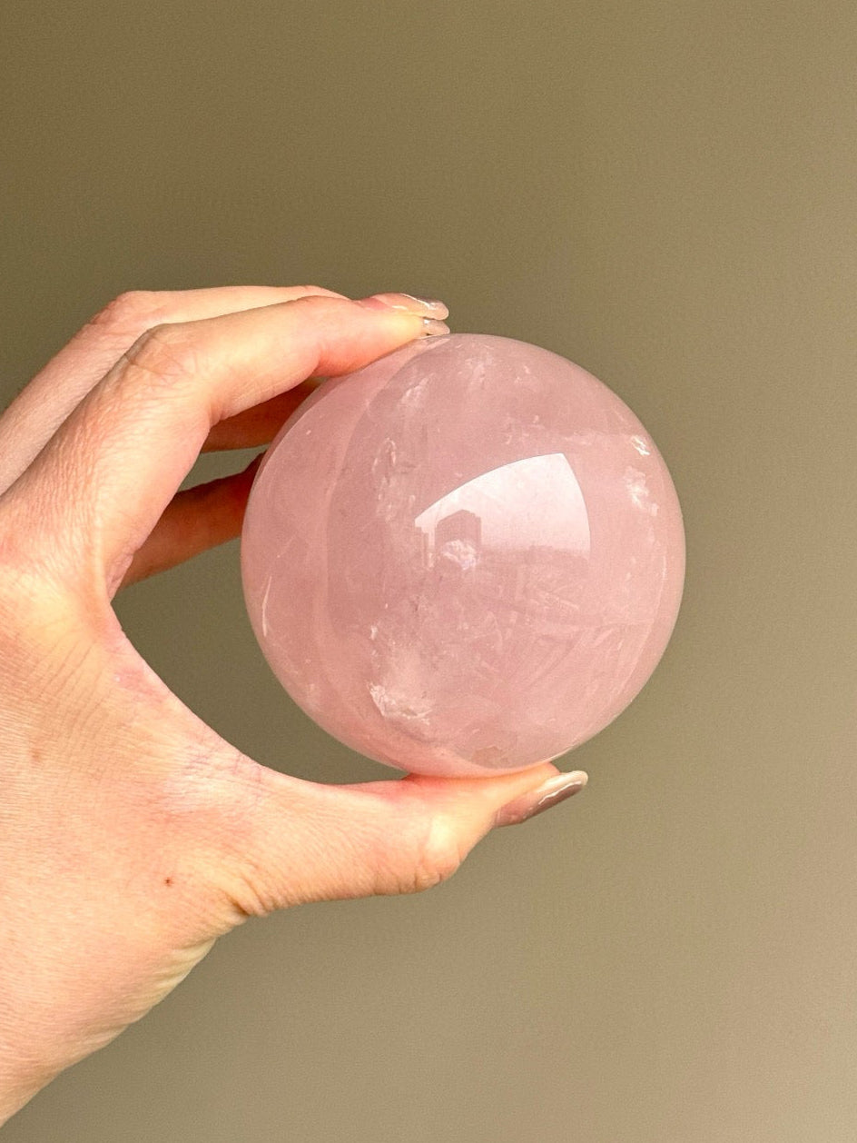 Rose Quartz Sphere (Small)