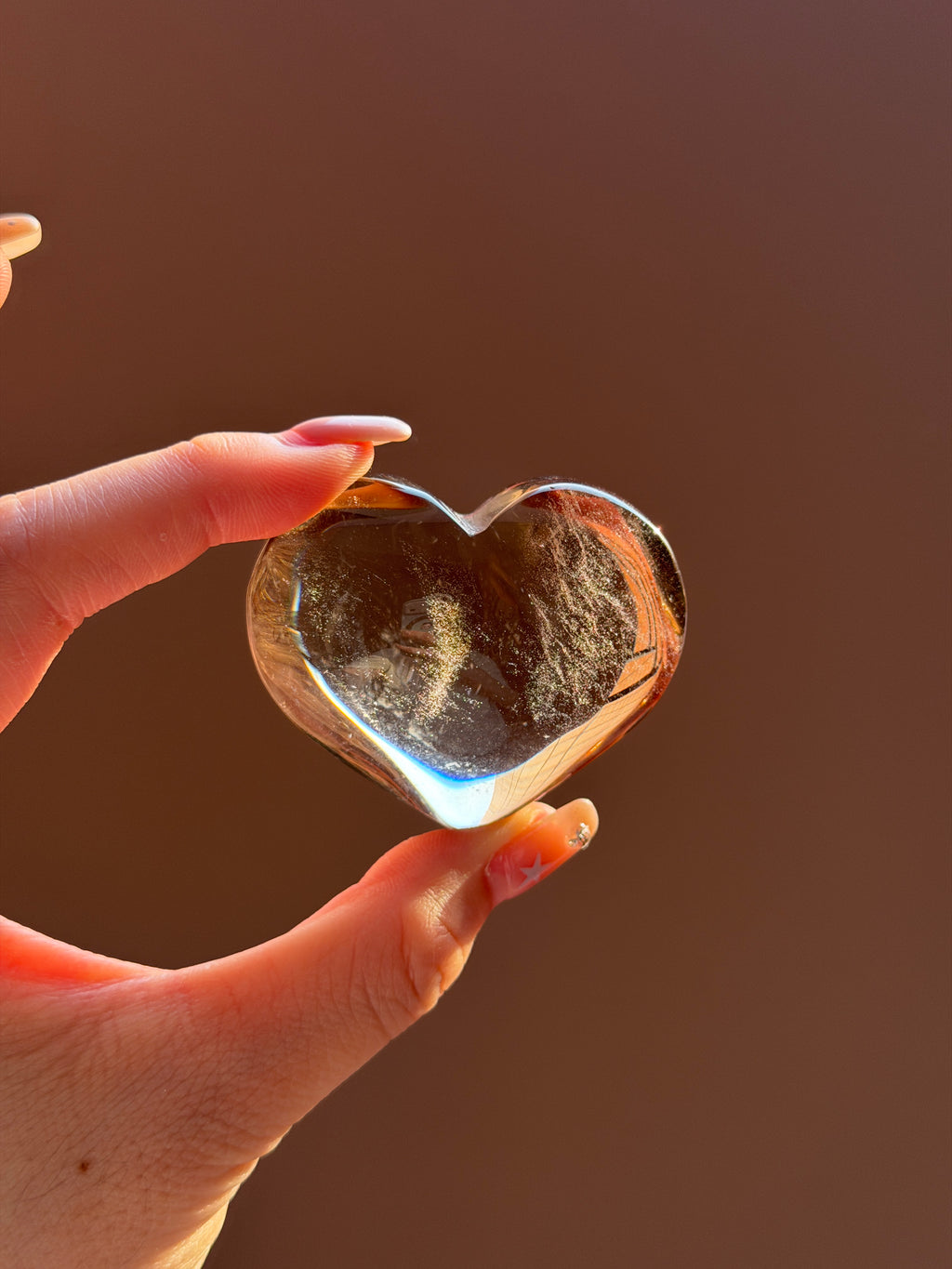 Smoky Quartz Heart