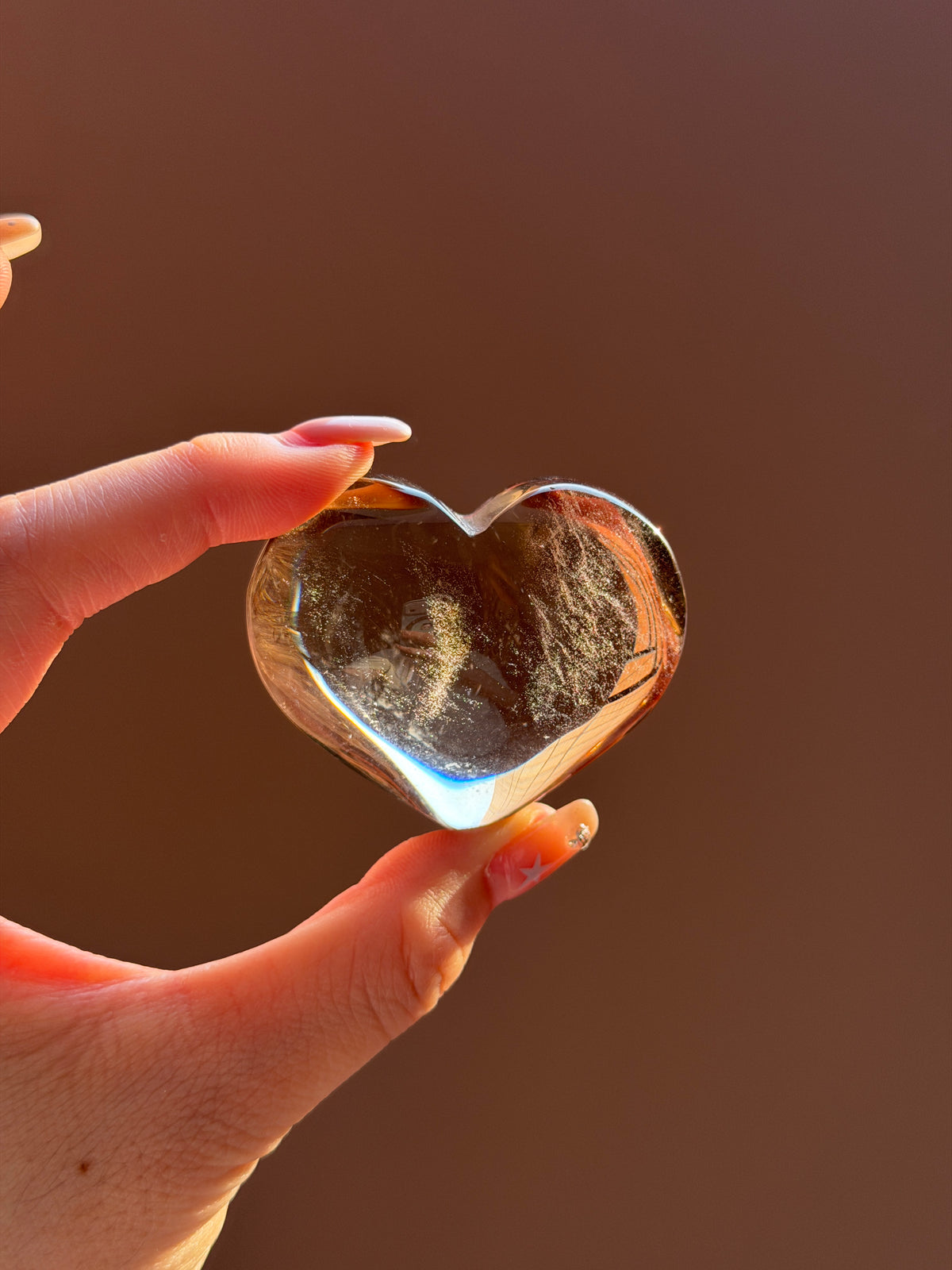Smoky Quartz Heart