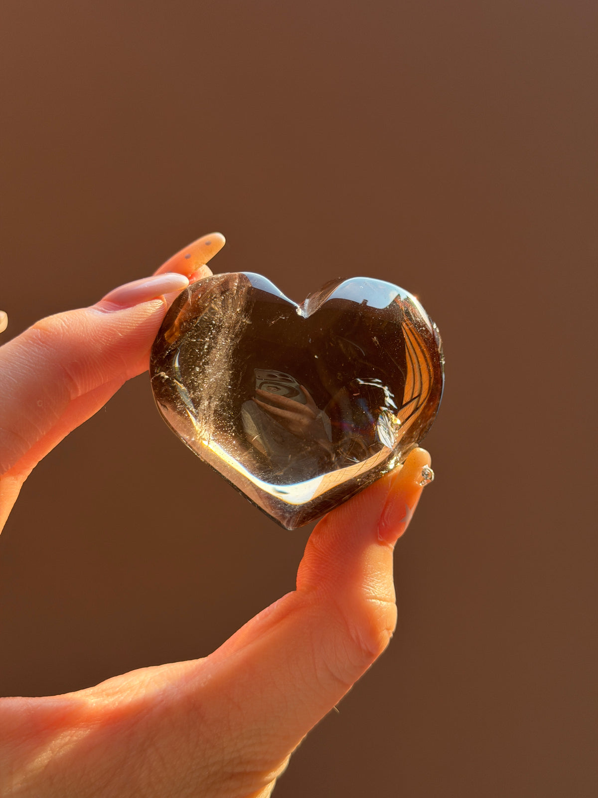 Smoky Quartz Heart