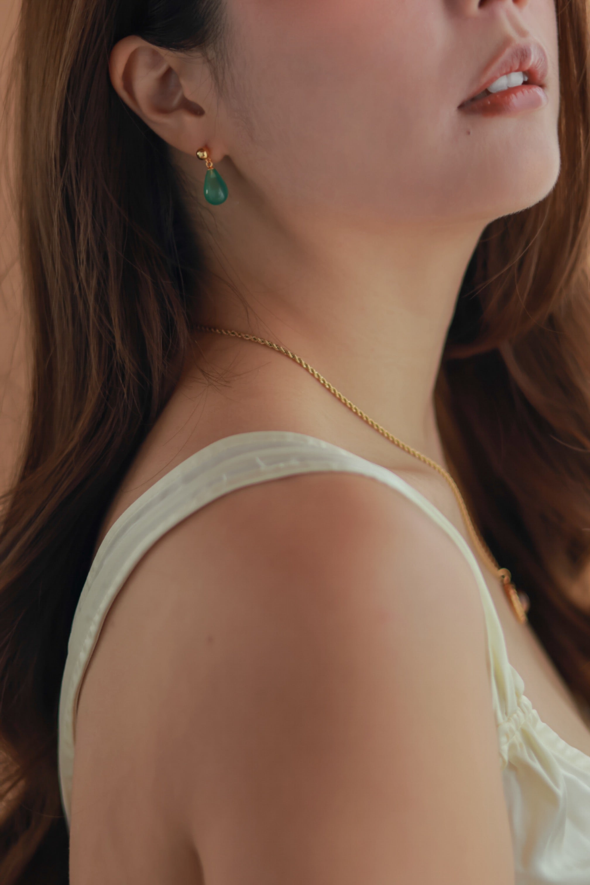 Jade Teardrop Earrings